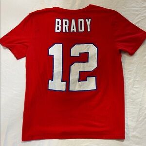 Nike Tom Brady Patriots Tshirt Jersey 12